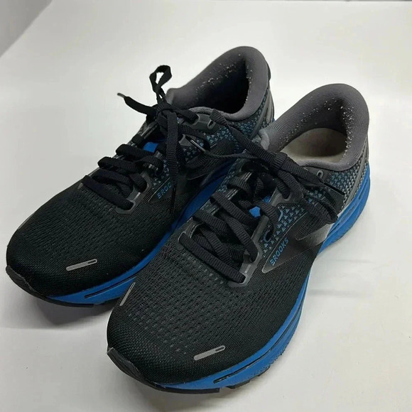 Brooks Sneakers Ghost 14 Running Shoes Athletic Shoe Black Blue Mens 8.5 Wide main image 7